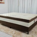Cama Box Casal Nosso Sonho Marrom Conjugado 55x138x188cm