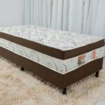 Cama Box Solteiro Conjugado Nosso Sonho Macia e Confortável - Semi Ortopédica