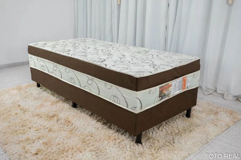 15192347417-ns-marsol2.jpg Cama Box Solteiro Conjugado Nosso Sonho Macia e Confortável - Semi Ortopédica - Imagem 1